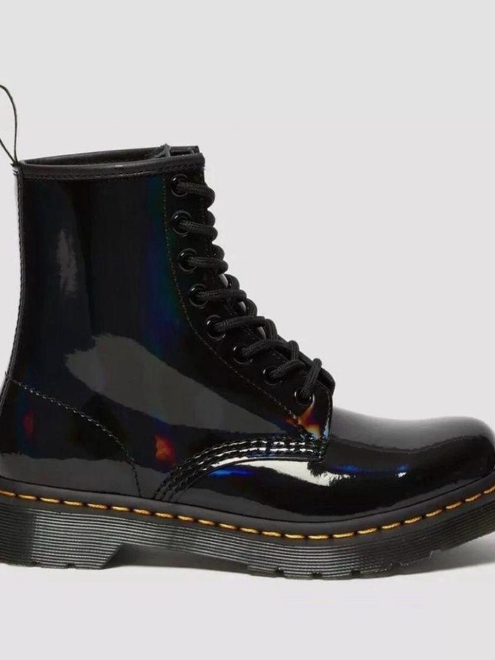 Dr. Martens Black Patent Iridescent (!!!) 1460 Boots